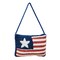 Handmade USA Beaded Flag Door Hanger – Red White & Blue Patriotic Decor (6x4)